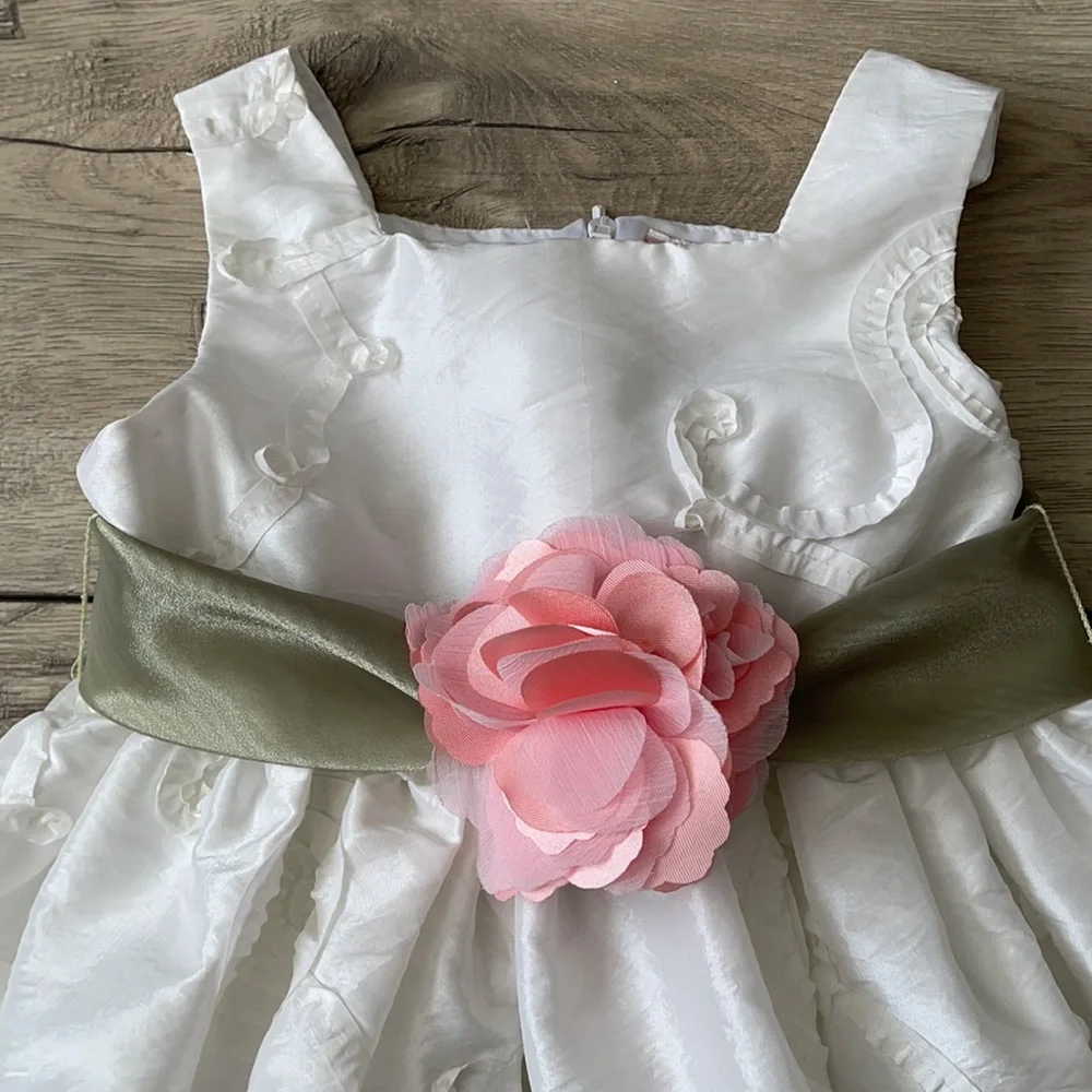 Jenny & Me Toddler Girl Wedding Flower Girl Dress Size 5